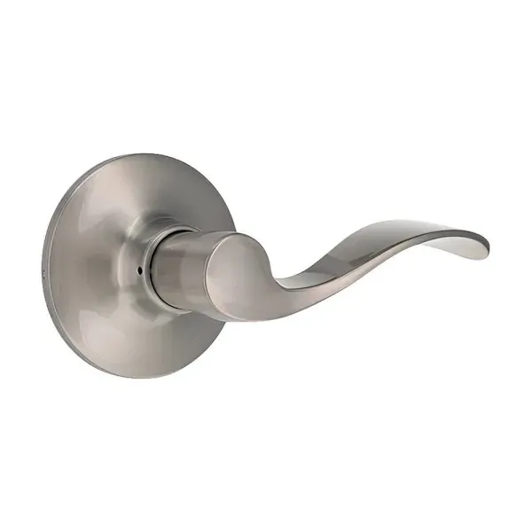 Shield Security Wave Keyless Passage Door Lever In Satin Nickel