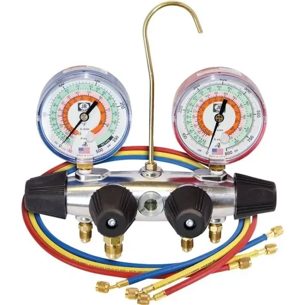 Jb Industries 4 Valve 3/8 In. Bore Aluminum Zeppelin Manifold