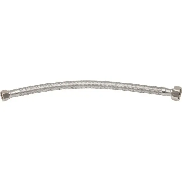 Maintenance Warehouse Stainless Steel Faucet Supply Line 12 in. 3/8 Comp X 1/2 Fip