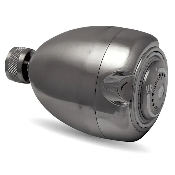 Niagara Earth Spa 3-F Setting 1.5 GPM Fixed Mount Showerhead In Brushed Nickel