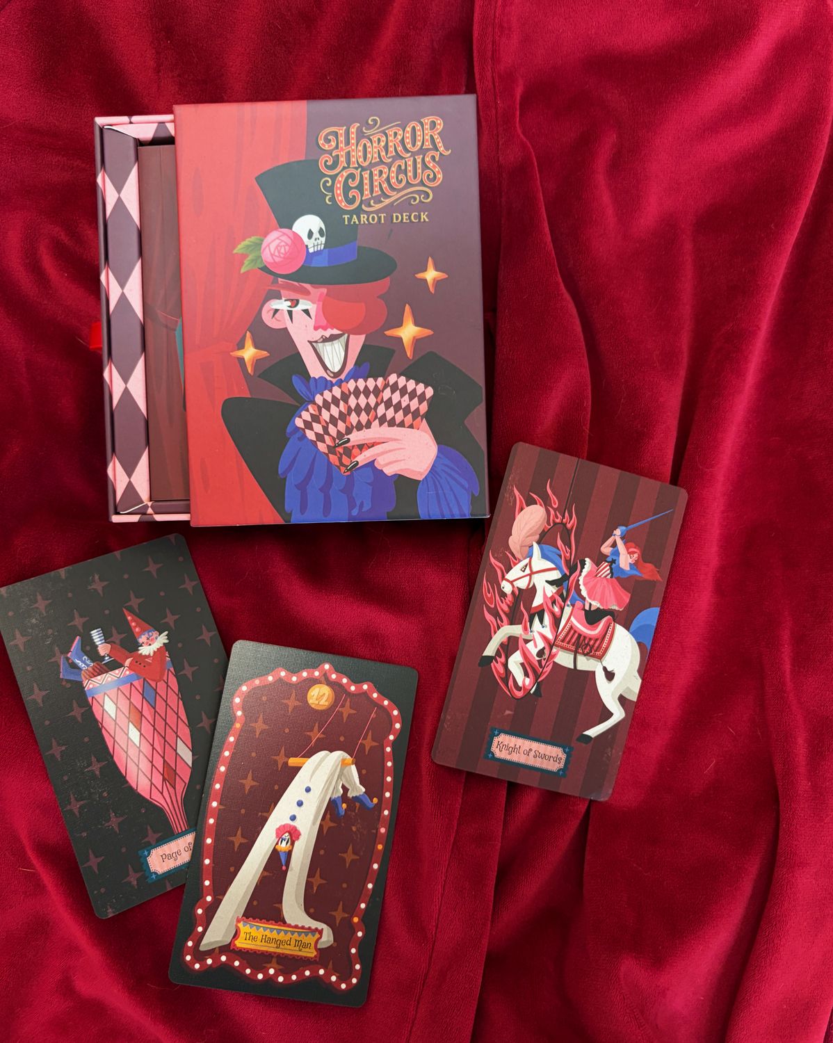 Horror Circus Rider–Waite Tarot Deck | Una in Space