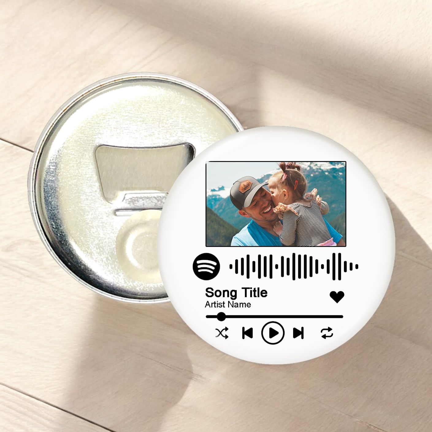 Personalized Spotify Code Keychain or Magnet