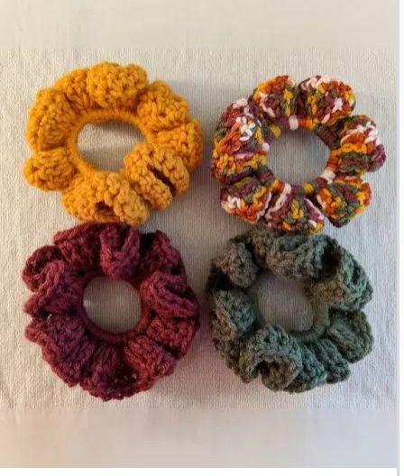 Scrunchies, Hair clips and Brooch