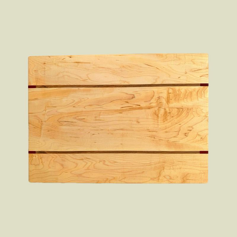 Maple with Paduk &amp; Walnut Accent Serving Platter