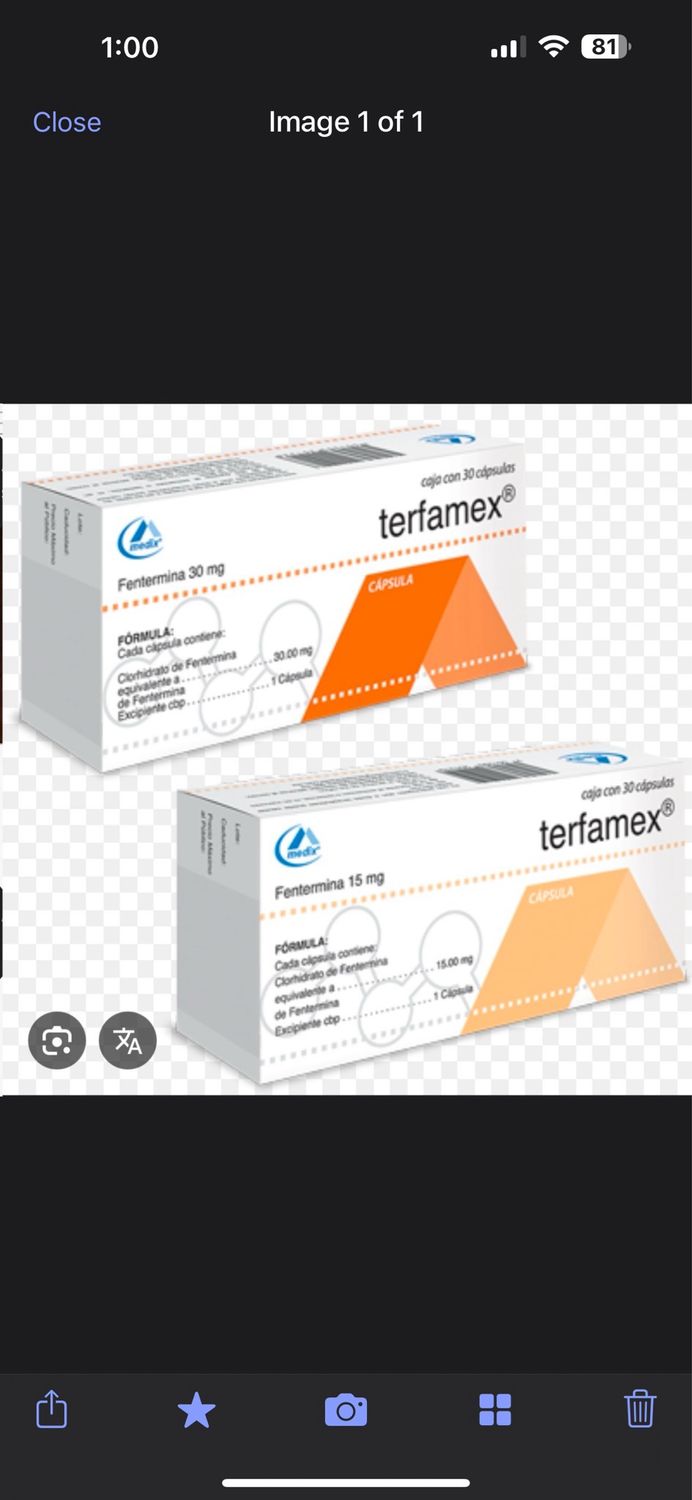  Terfamex 15mg