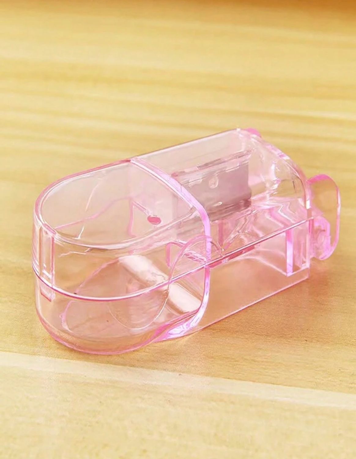 PINK PILL CUTER / PILL HOLDER