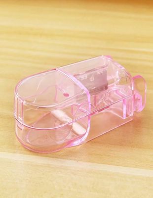 PINK PILL CUTER / PILL HOLDER