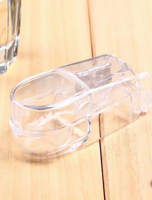 CLEAR PILL CUTTER/ HOLDER 