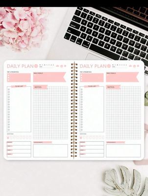 DAILY weight-loss/ fitness PLANNER 🩷💕✨