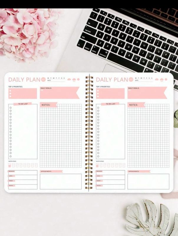 DAILY weight-loss/ fitness PLANNER 🩷💕✨
