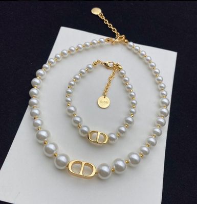CHRISTIAN DIOR PEARL SET 