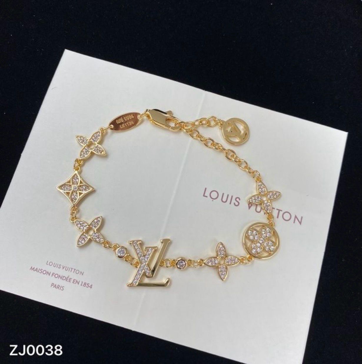 LV GOLD / SILVER BLING BRACELET 