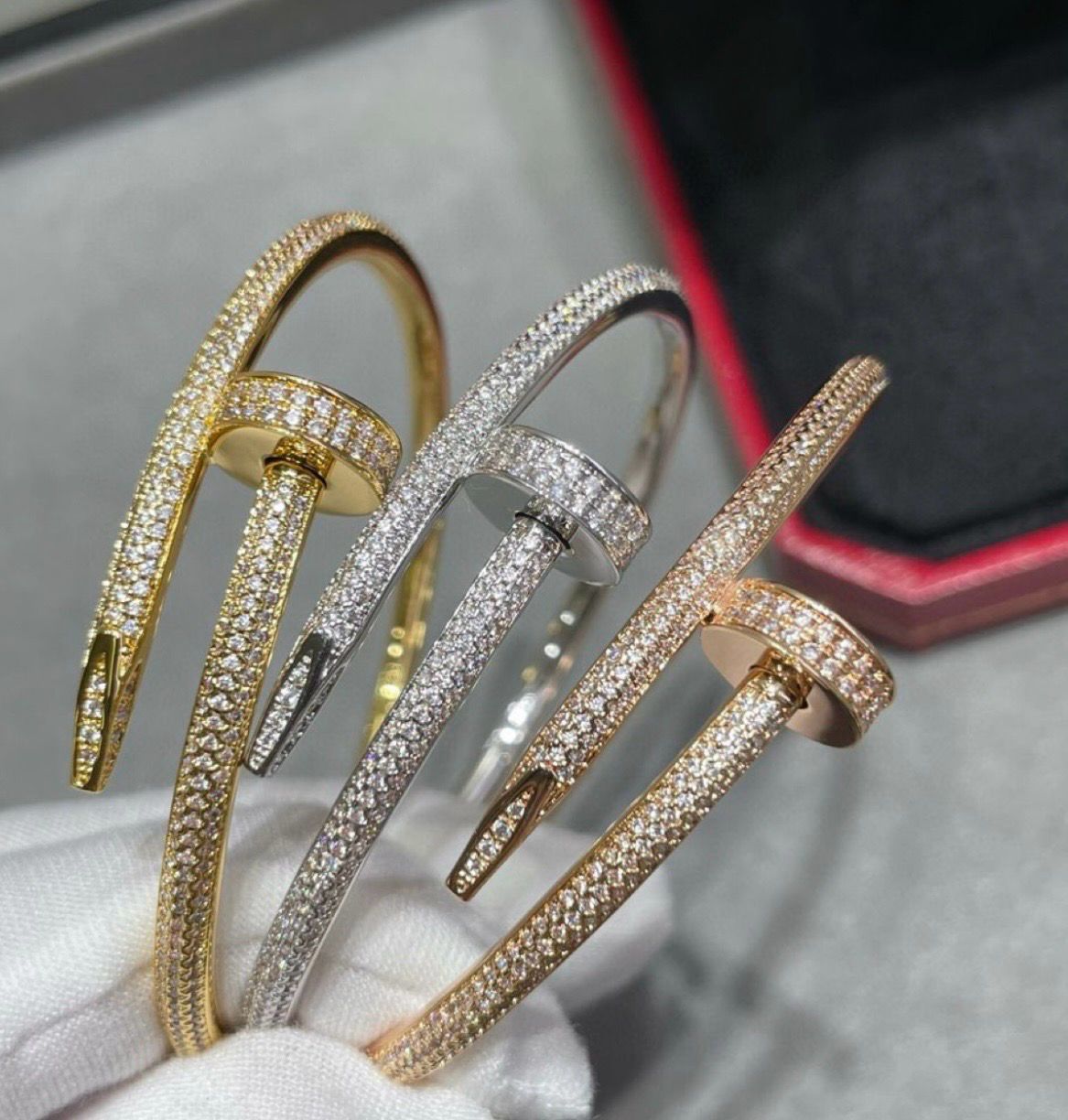 CARTIER FULL BLING BANGLE