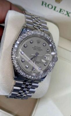 SILVER AUTOMATIC UNISEX ROLEX 