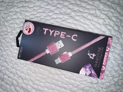 PINK RHINESTONE CHARGER NEW TYPE C