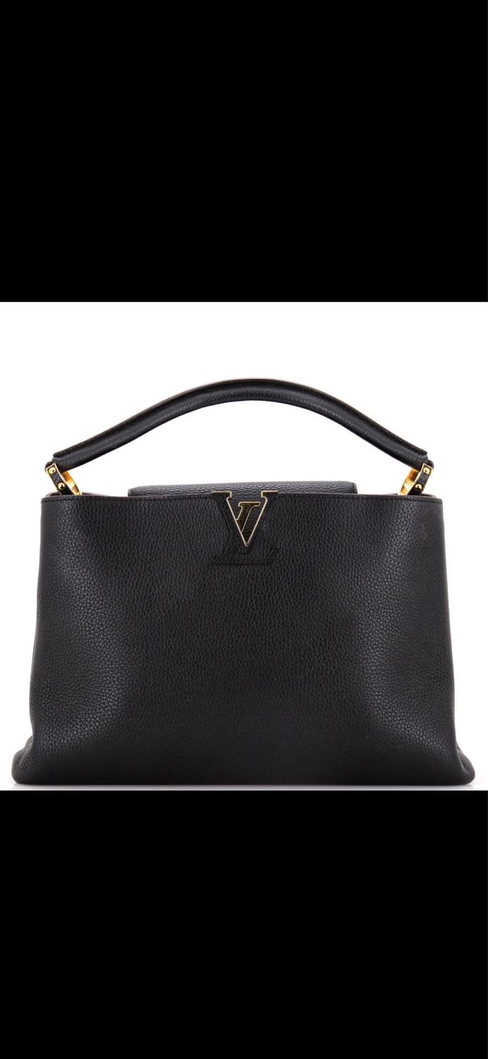 AUTHENTIC LOUIS VUITTON (TAURILLON CAPUCINES MM BAG)
