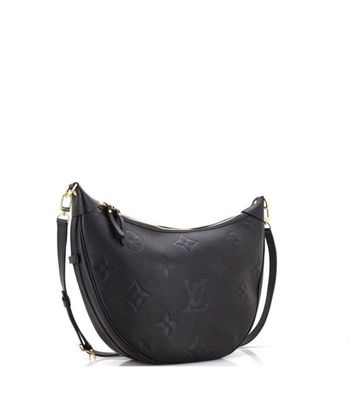 BLACK PRELOVED LOOP HOBO MONOGRAM LV SHOULDER BAG AMAZING QUALITY  (LIKE NEW)