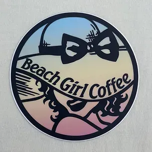 Round Beach Girl Logo