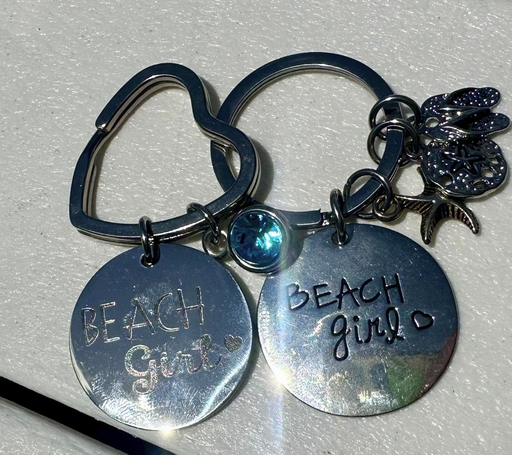 Beach Girl Keychain