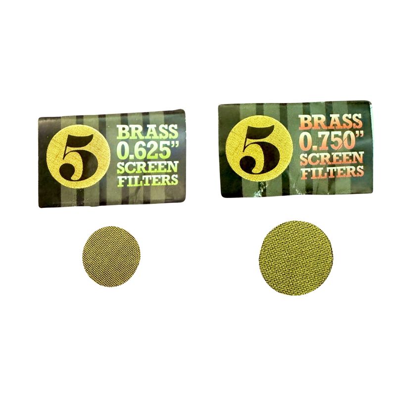 Brass Pipe Screens (5 Pack)