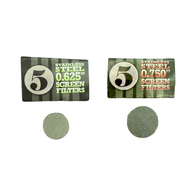 Stainless Steel Pipe  Screens (5 Pack)