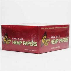 Grabba Leaf Hemp King Size Rolling Papers