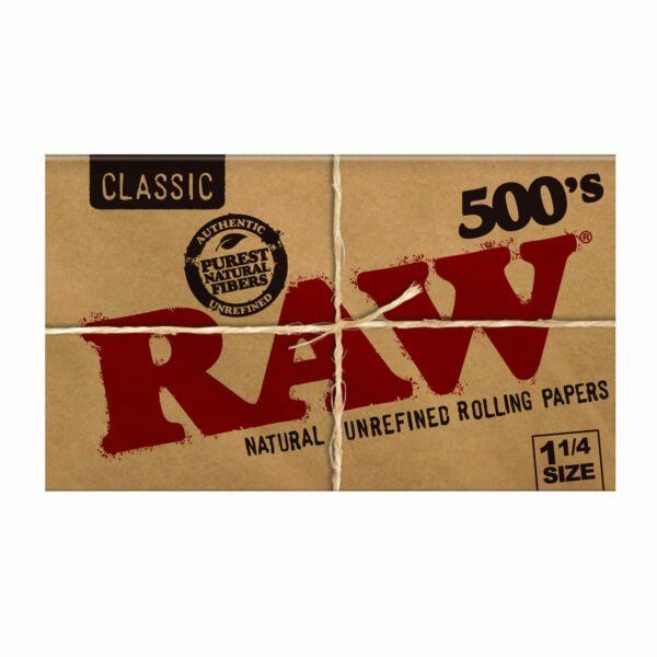 RAW Classic 500's 1 1/4 Rolling Paper