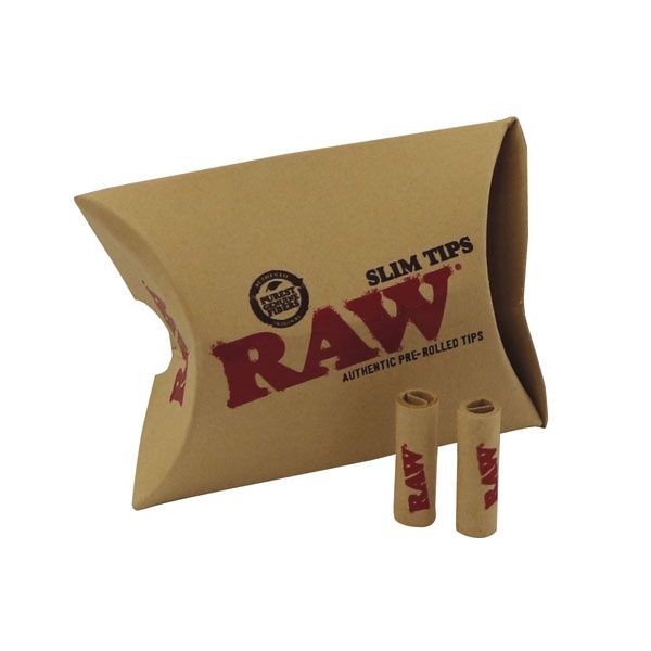 RAW Pre-Rolled Slim Tips 5mm - 21 Count