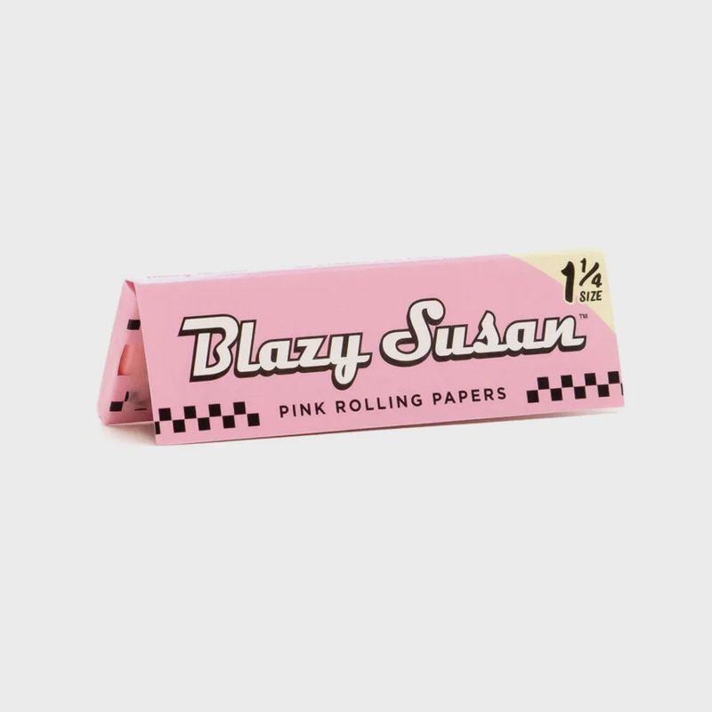 Blazy Susan Pink 1 1/4 Size Rolling Papers