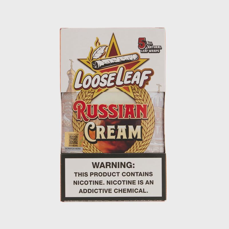 Loose Leaf All Natural Wraps 5ct - Russian Cream