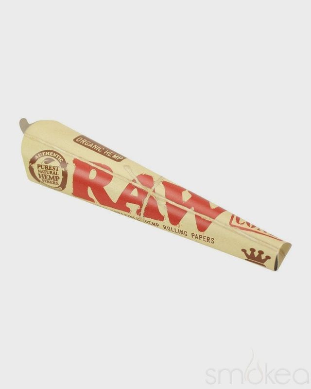 RAW Organic King Size Pre-Rolled Cones - 3 Pack