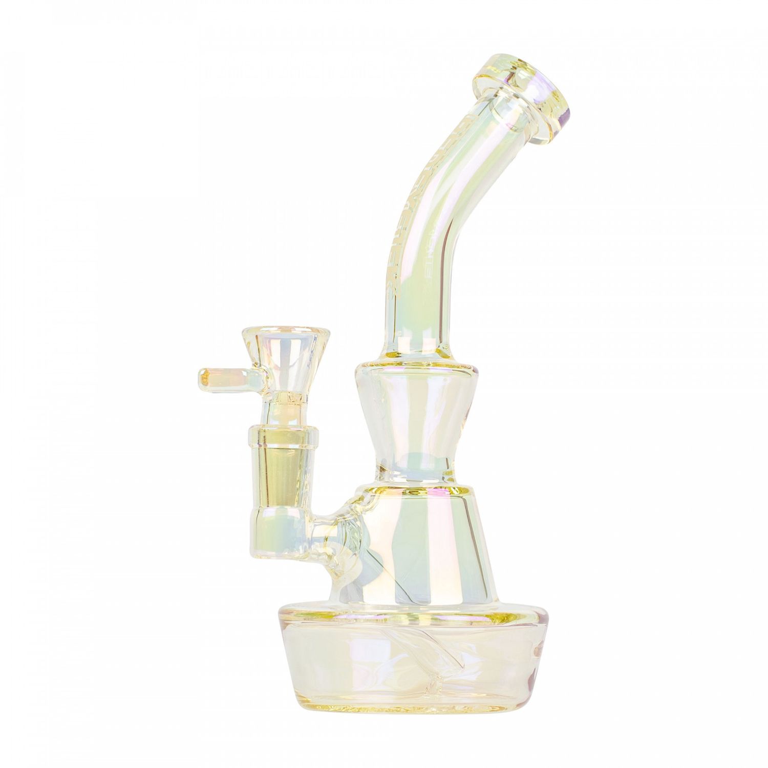 RED EYE TEK© 8" Terminator Finish Bubbler, Color: Metallic Champagne