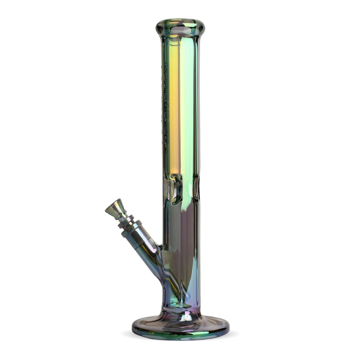 RED EYE TEK© 15" Terminator Finish Hex Straight Tube, Color: Metallic Green