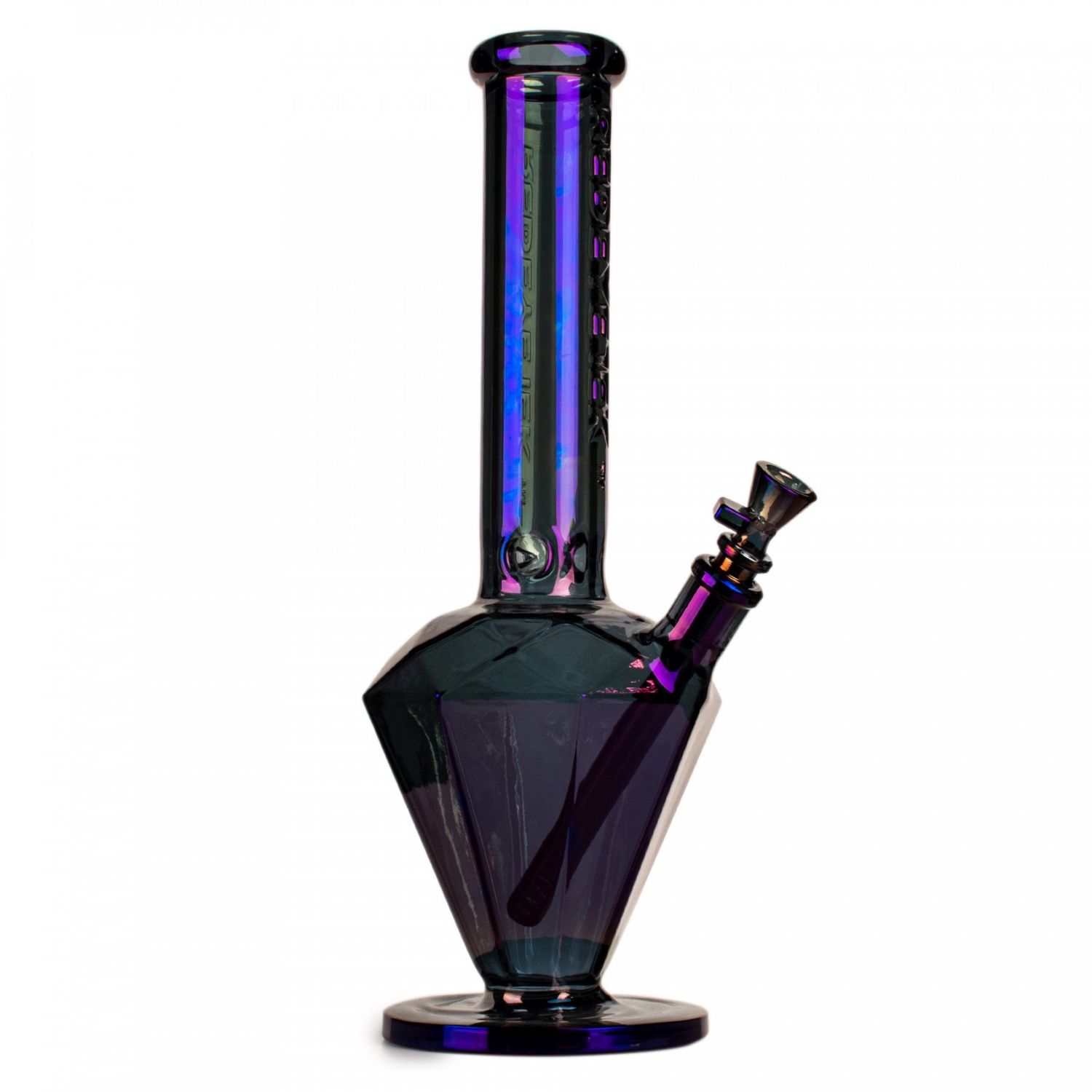 RED EYE TEK© 15" Terminator Paragon Water Pipe, Color: Metallic Blue