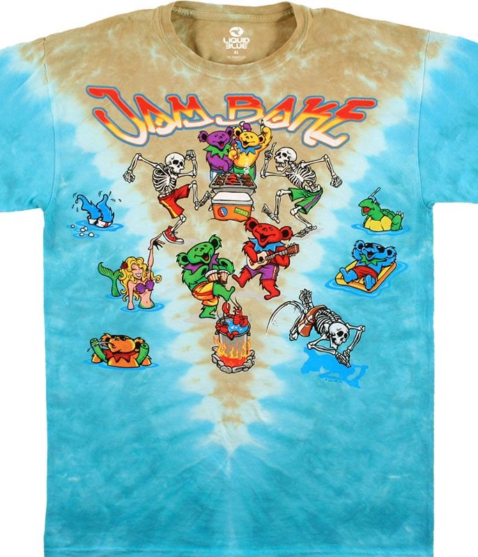 Grateful Dead Jam Bake Tie-Dye T-Shirt