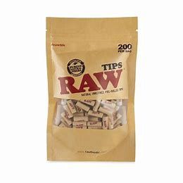 RAW Pre-Rolled Tips 200ct Bag