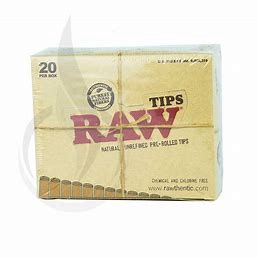 RAW Unbleached Pre-Rolled Tips