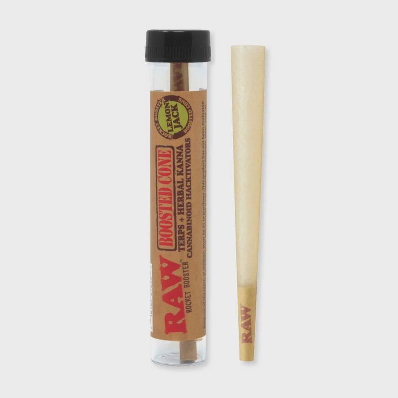 RAW Rocket Boost Terp Infused Cone - Lemon Jack