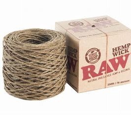 RAW Hemp Wick - 250ft, Count: Single Unit