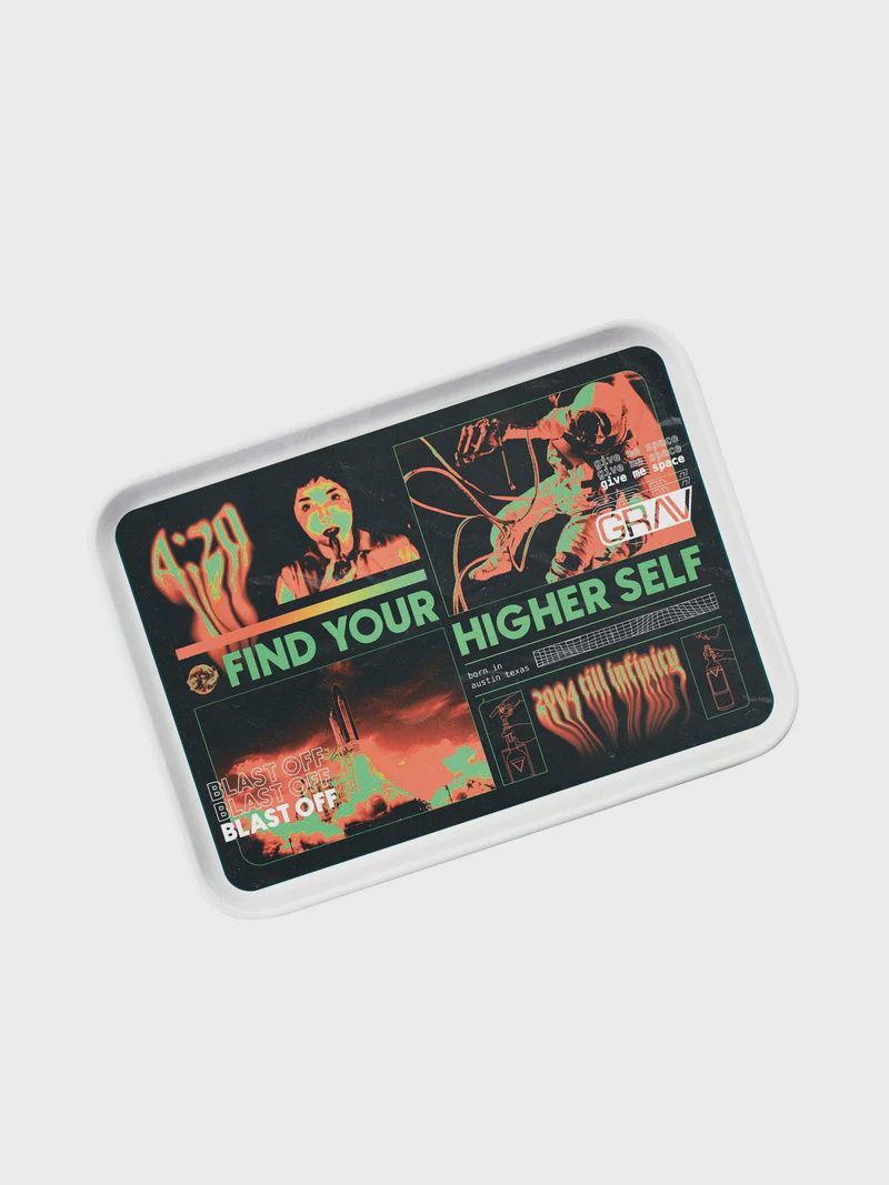 GRAV® Rolling Tray, Design: Blast Off