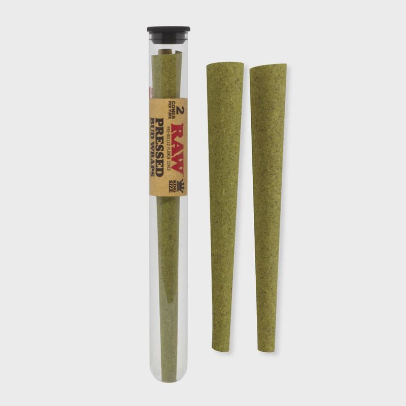 RAW Pressed Bud Wrap Cone King Size