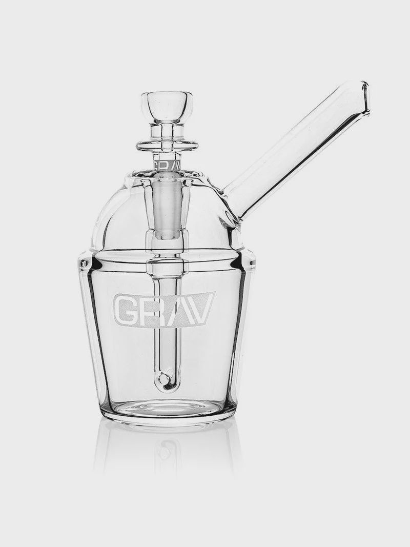 GRAV® Slush Cup Pocket Bubbler, Color: Clear