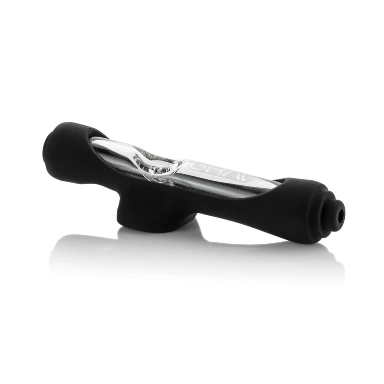 GRAV® Mini Steamroller with Silicone Skin, Color: Black