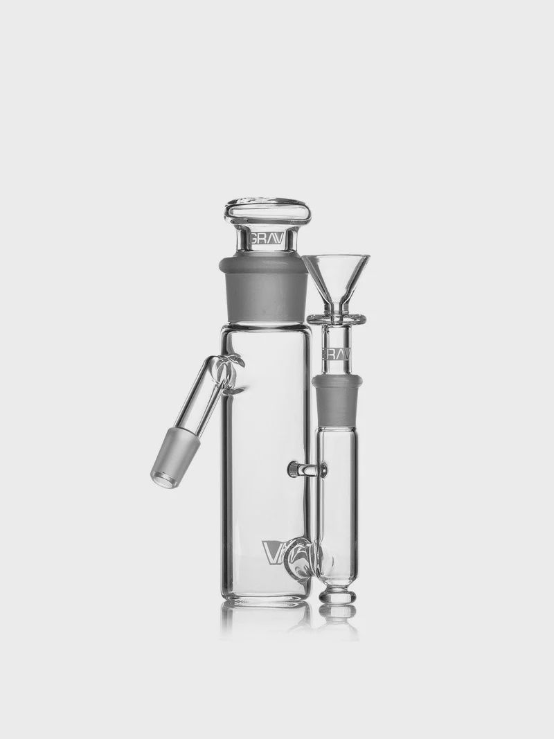 GRAV® 19mm Phoenix 45° Ash Catcher, Color: Clear
