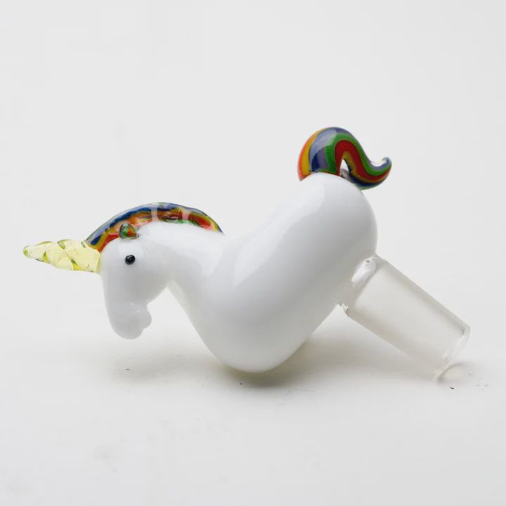 UV Unicorn 14mm Bowl by Empire Glassworks