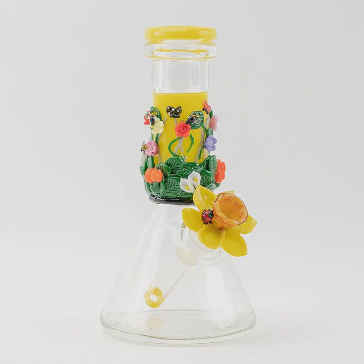 Sunshine Garden Baby Beaker by Empire Glassworks