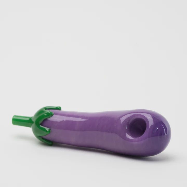 Eggplant Pipe by Empire Glassworks