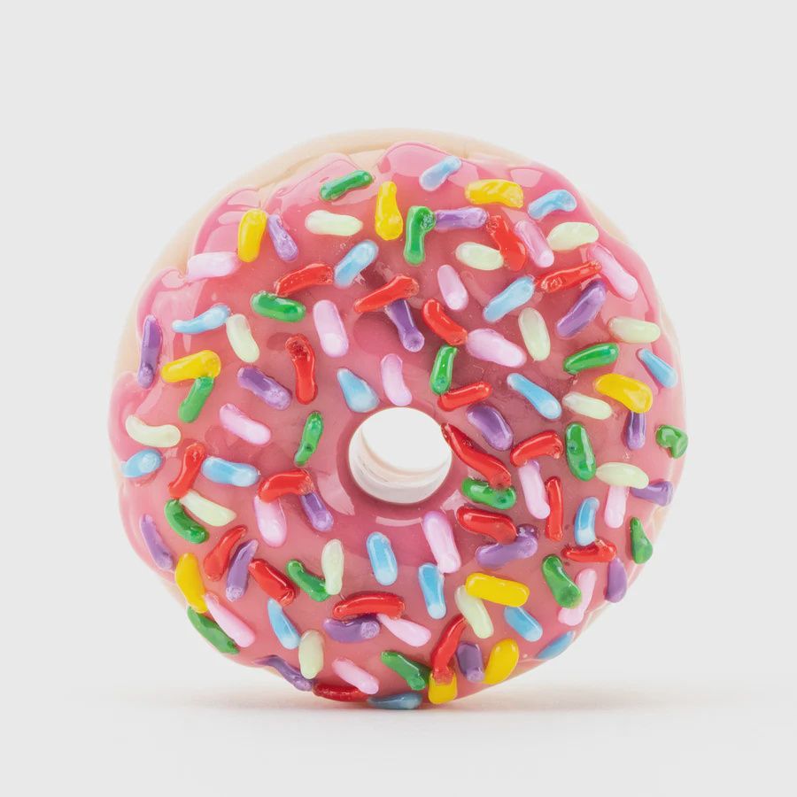 Pink Sprinkle Donut by Empire Glassworks