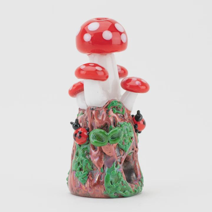 Mushrooms Pipe by Empire Glassworks