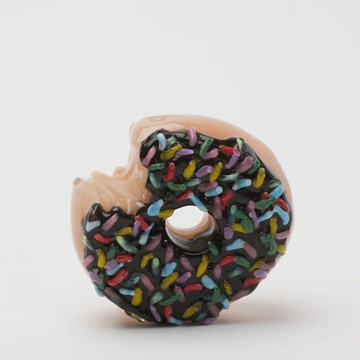 Sprinkle Donut Pipe by Empire Glassworks